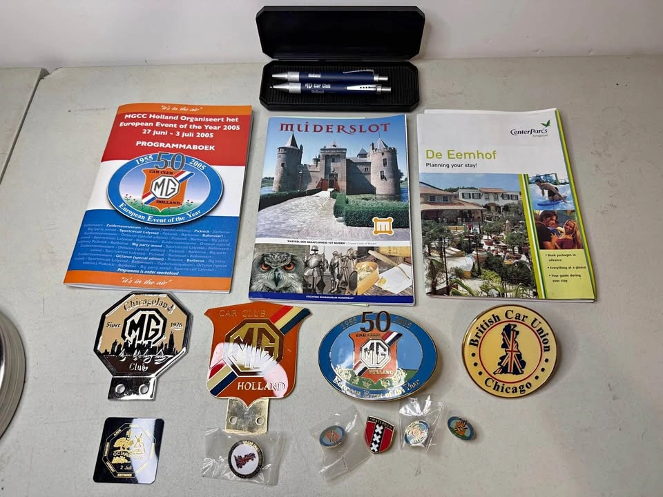 Vintage MG Chicagoland Badge Emblems 50 years
