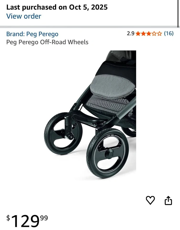 Peg Perego Off-Road Wheels