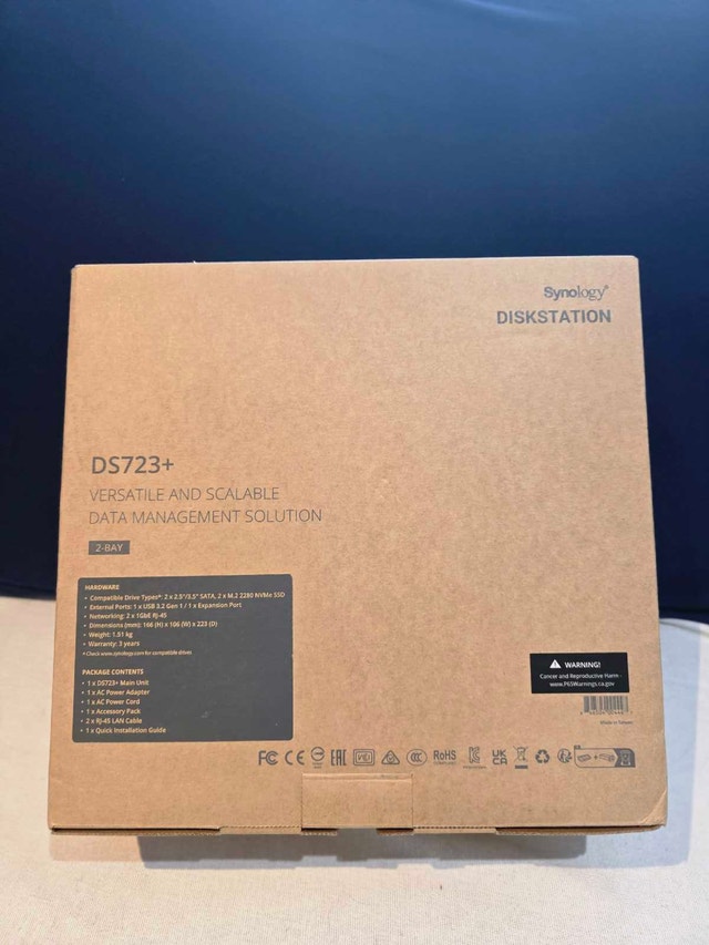 SYNLOGY DS723+ Diskless - photo 2