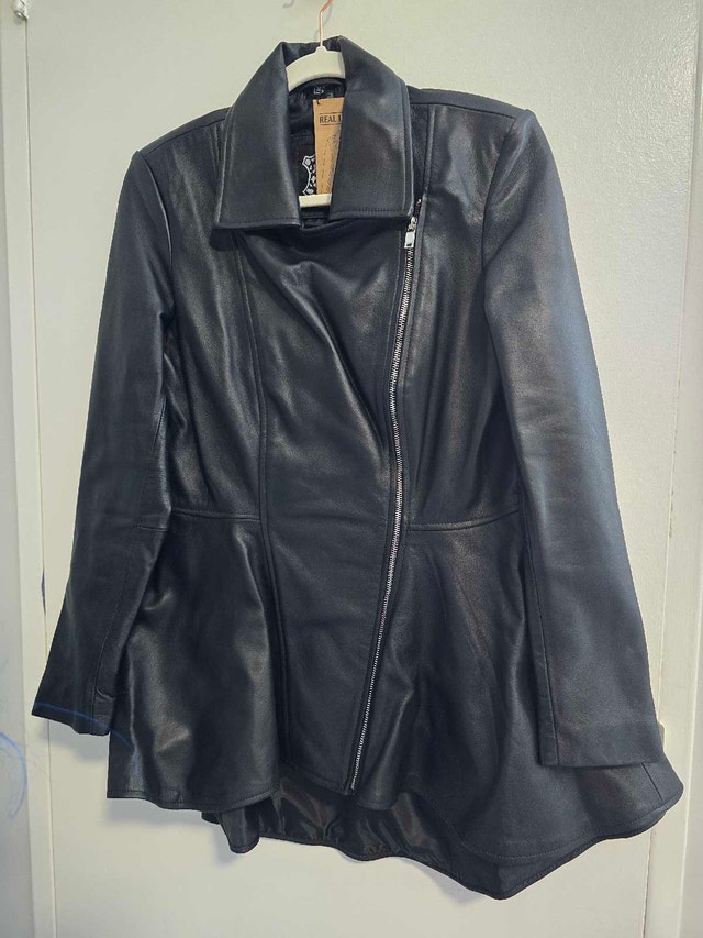 NEW Genuine Leather Jacket with Tags