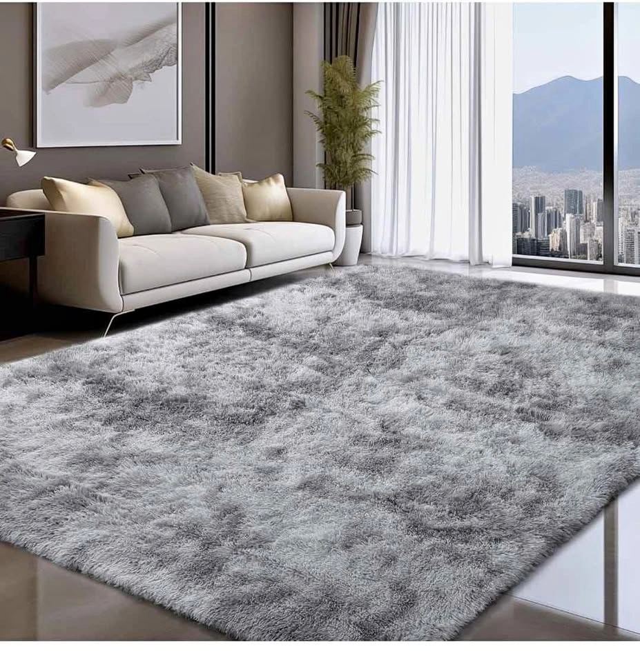 Brand New 8x10 Grey Shag Area Rug