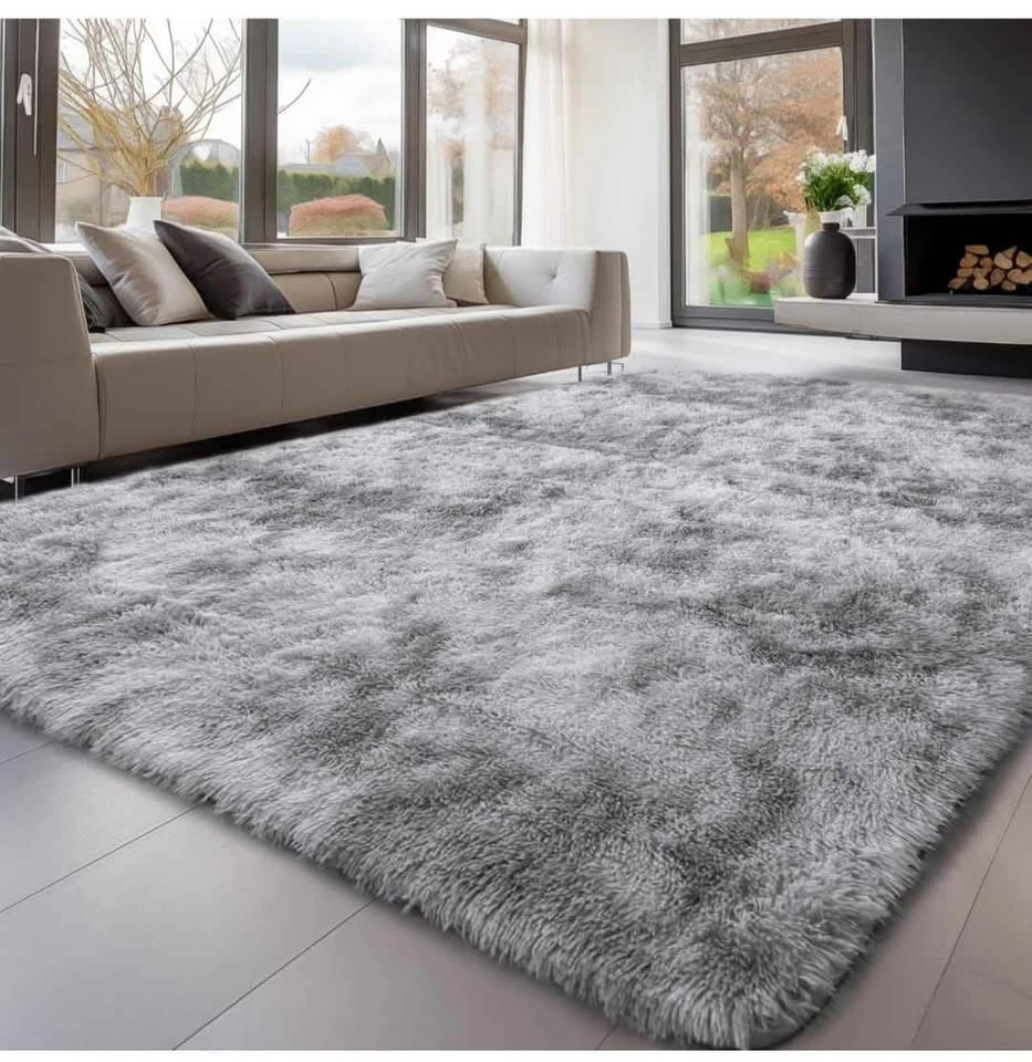 Brand New 8x10 Grey Shag Area Rug - photo 2