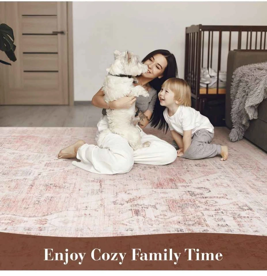 Brand New 8x10 MontVoo Pink Area Rug - photo 2