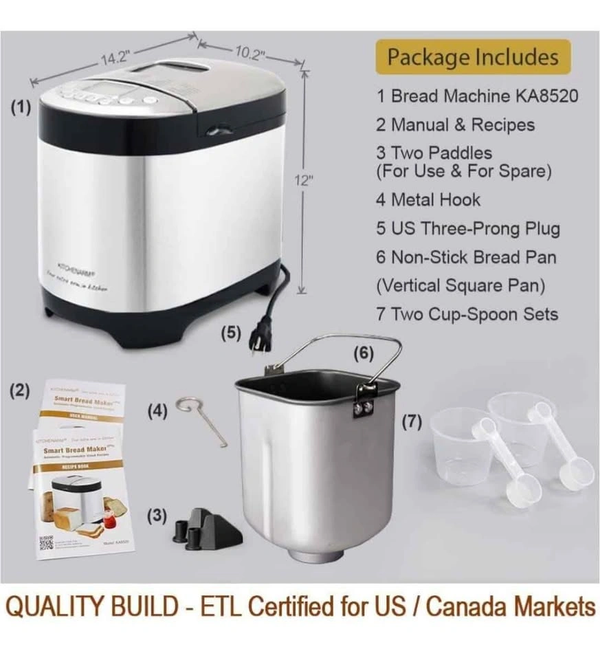 KITCHENARM 29-in-1 SMART Bread Machine - photo 4