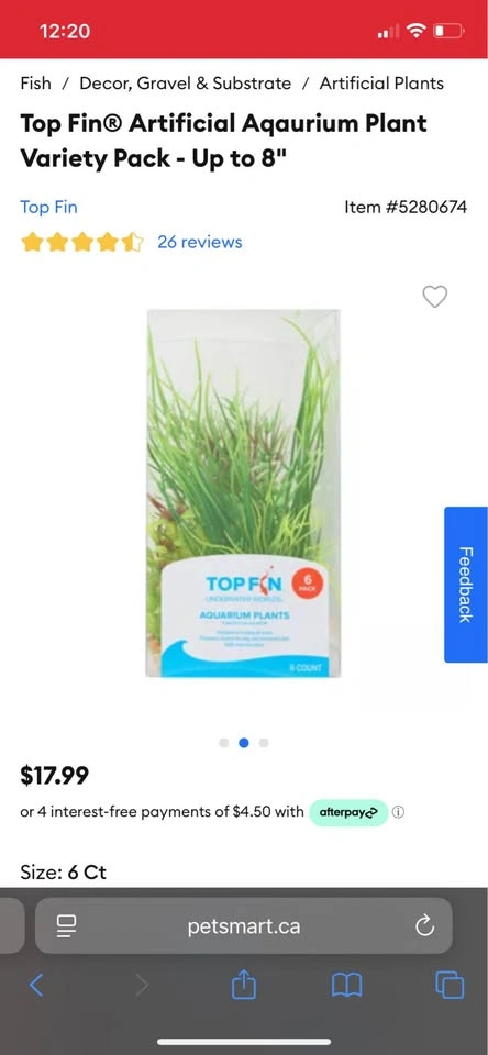 Top Fin Artificial Aquarium Plant Variety Pack - photo 4