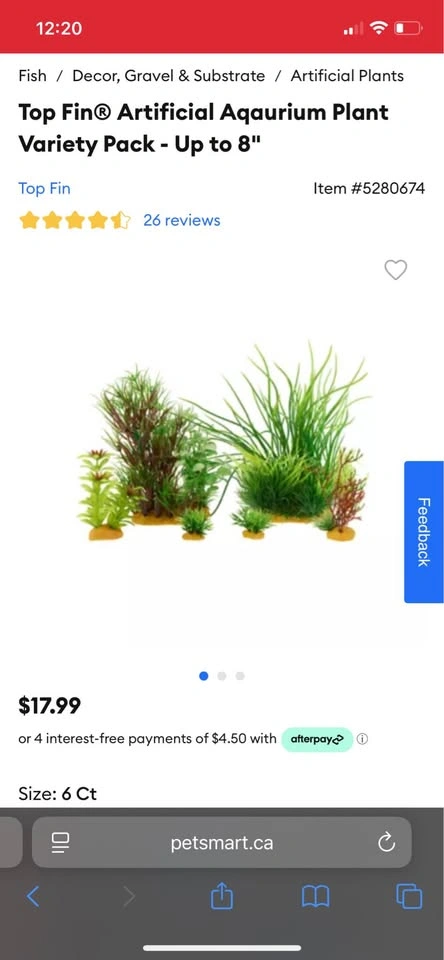 Top Fin Artificial Aquarium Plant Variety Pack - photo 5