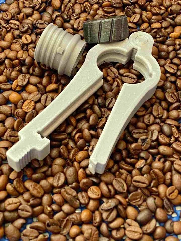 Coffee bean bag clip - free with purchase