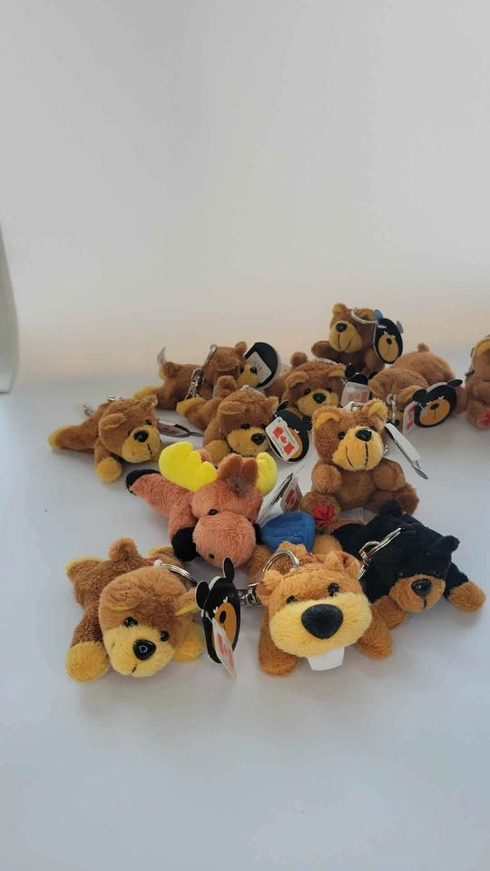 Plush Animal Keychains – Canada Souvenir Bundle (12 pcs) - photo 2