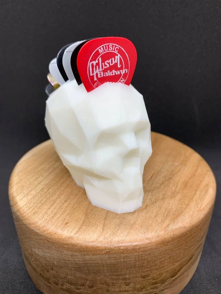 Mohawk' style Skull Guitar Pick Holder (3D Printed) - photo 4