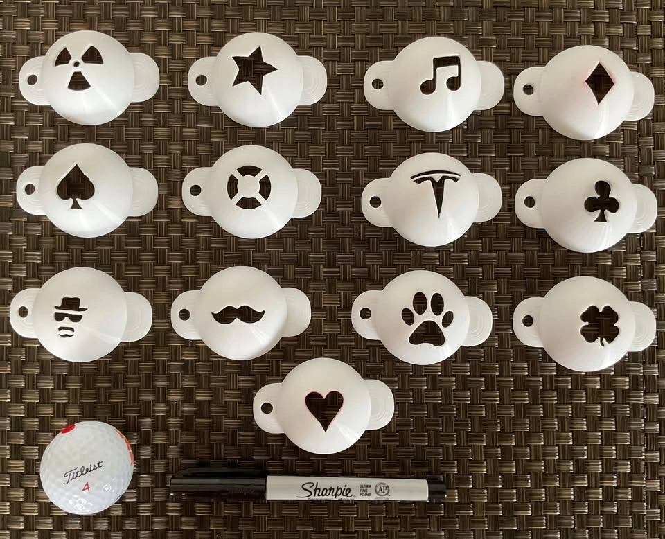 Golf Ball Marking Templates (3D Printed) - photo 4