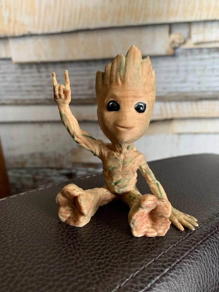 Heavy Metal Groot Guitar Pick Holder (3D Printed) - photo 2