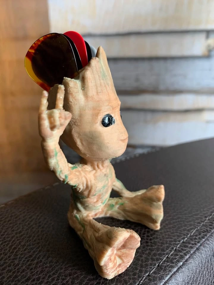Heavy Metal Groot Guitar Pick Holder (3D Printed) - photo 3