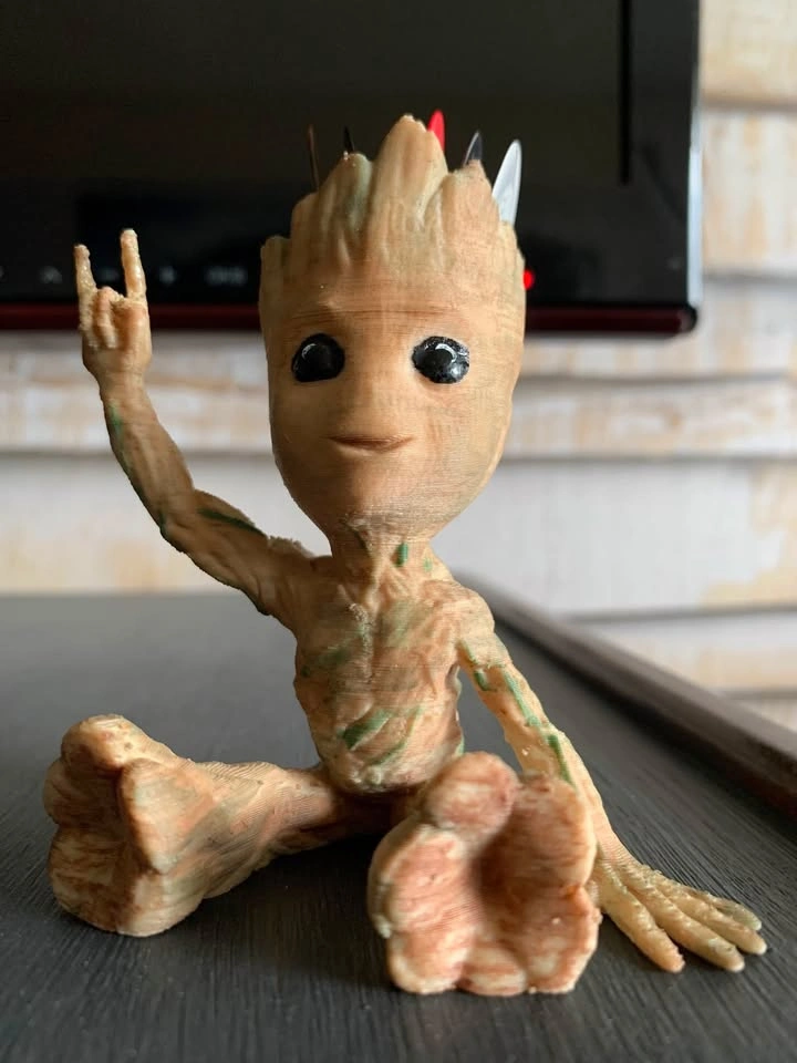 Heavy Metal Groot Guitar Pick Holder (3D Printed) - photo 5
