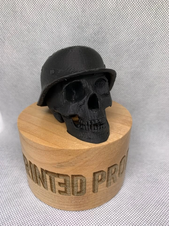 Helmet Skull Guitar Pick Holder (3D Printed) - photo 4