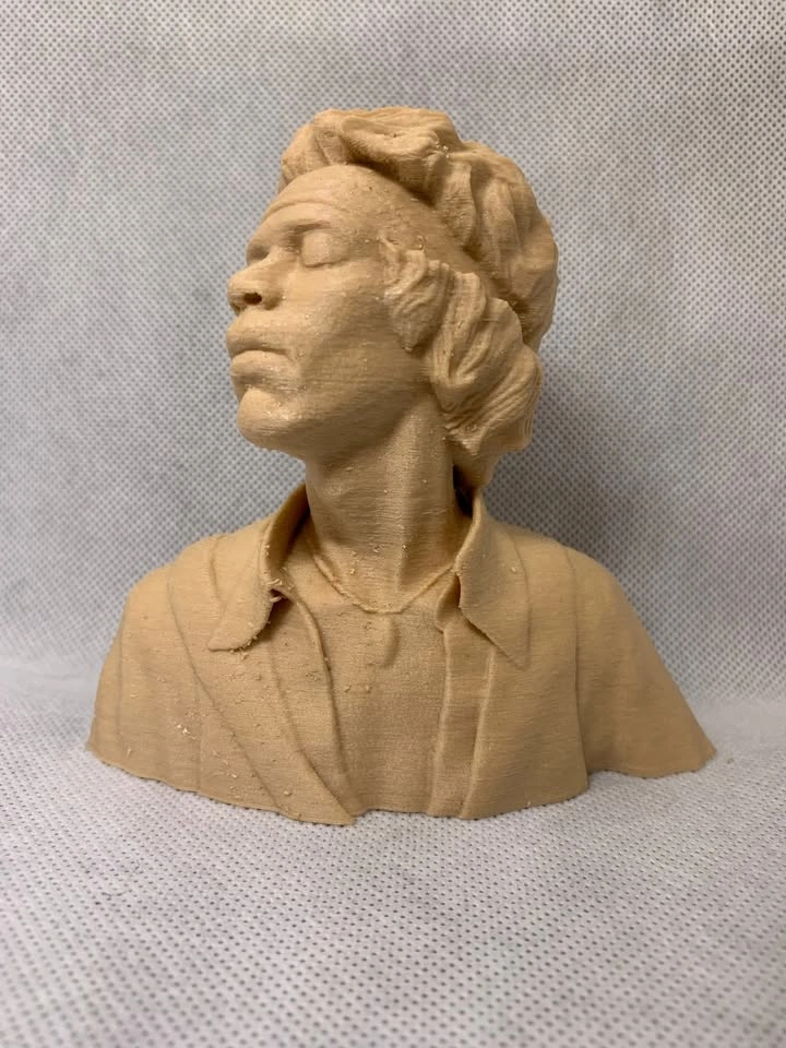 Jimi Hendrix Guitar Pick Holder (3D Printed) - photo 5