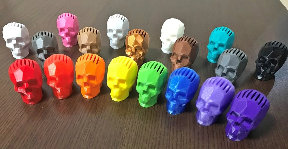 Skull Guitar Pick Holder (3D Printed)