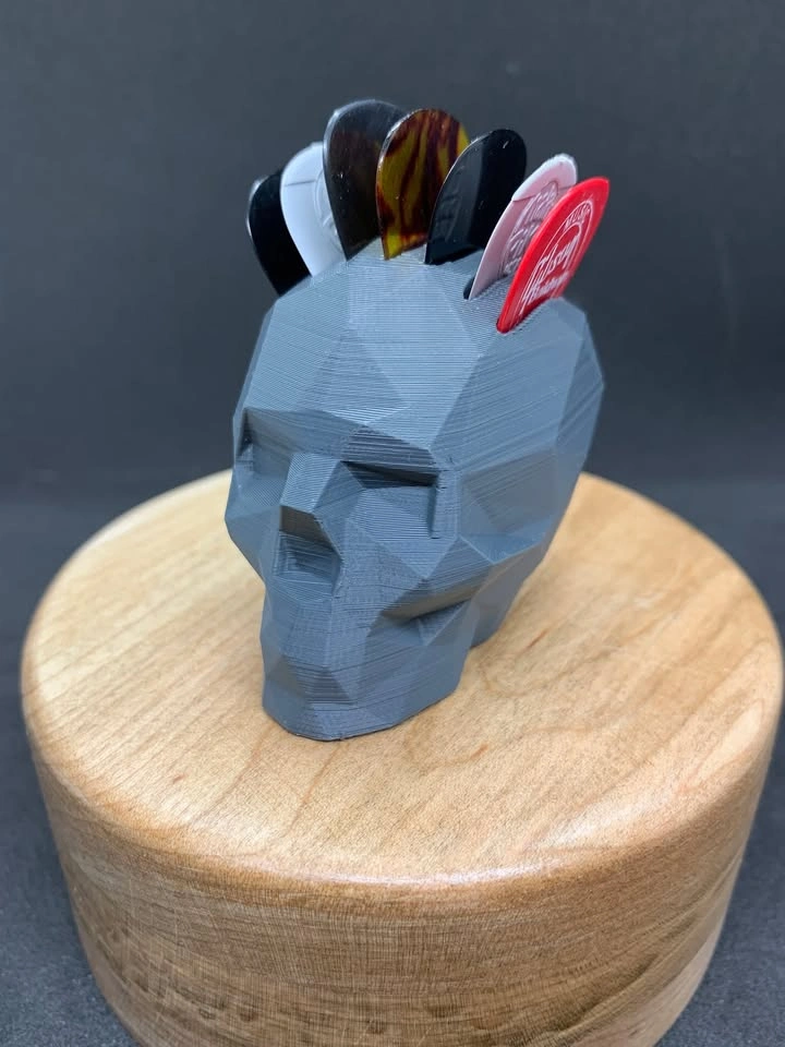 Skull Guitar Pick Holder (3D Printed) - photo 4