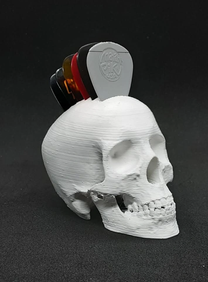 Mohawk Skull Guitar Pick Holders (3D Printed) - photo 2