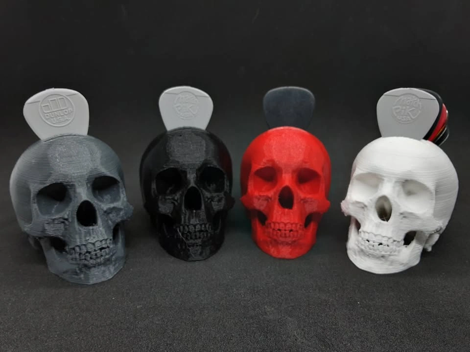 Mohawk Skull Guitar Pick Holders (3D Printed) - photo 5