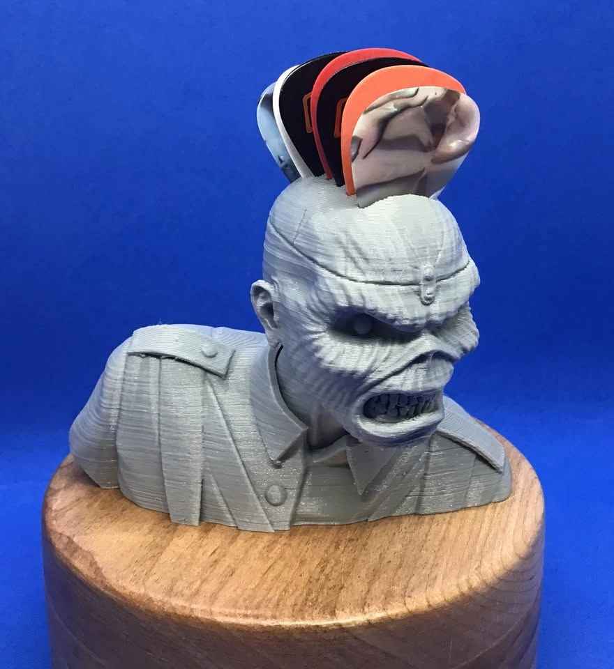 "Eddie" Guitar Pick Holder (3D Printed) - photo 2