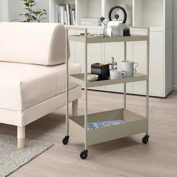 IKEA NISSAFORS Utility Cart (Beige) – Like New – Moving Sale - photo 3