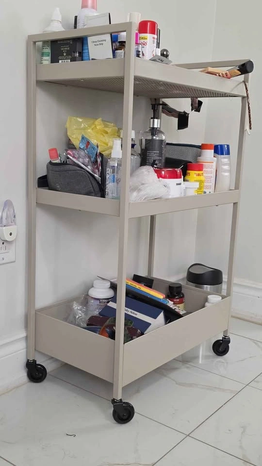 IKEA NISSAFORS Utility Cart (Beige) – Like New – Moving Sale - photo 5