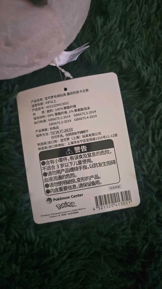 Pokemon Red & Green The Beginning Pikachu Plush 30th Anniversary - photo 3