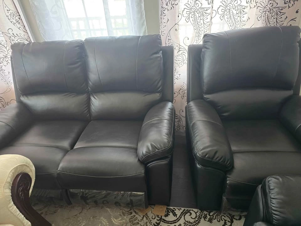 3-Piece Faux Leather Living Room Set - photo 2