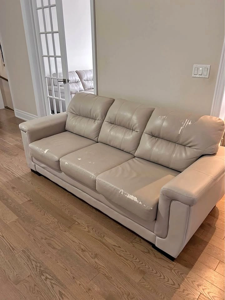 Leather Sofa Set (3-Seater + Loveseat)