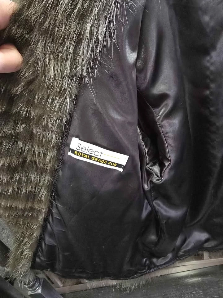 Raccoon Fur Jacket Quarter Sleeves - photo 3