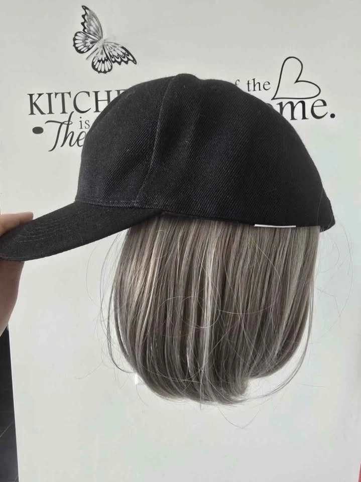Cap with hairs