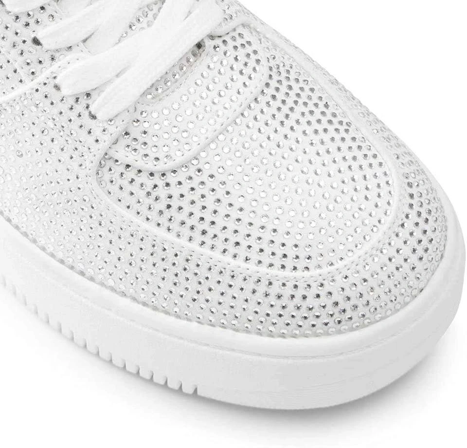 Call It Spring Sparkly Rhinestone Platform Sneakers