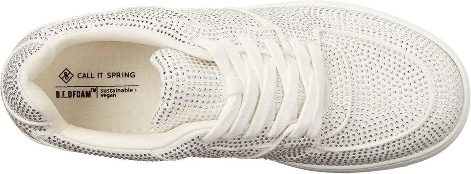 Call It Spring Sparkly Rhinestone Platform Sneakers - photo 2