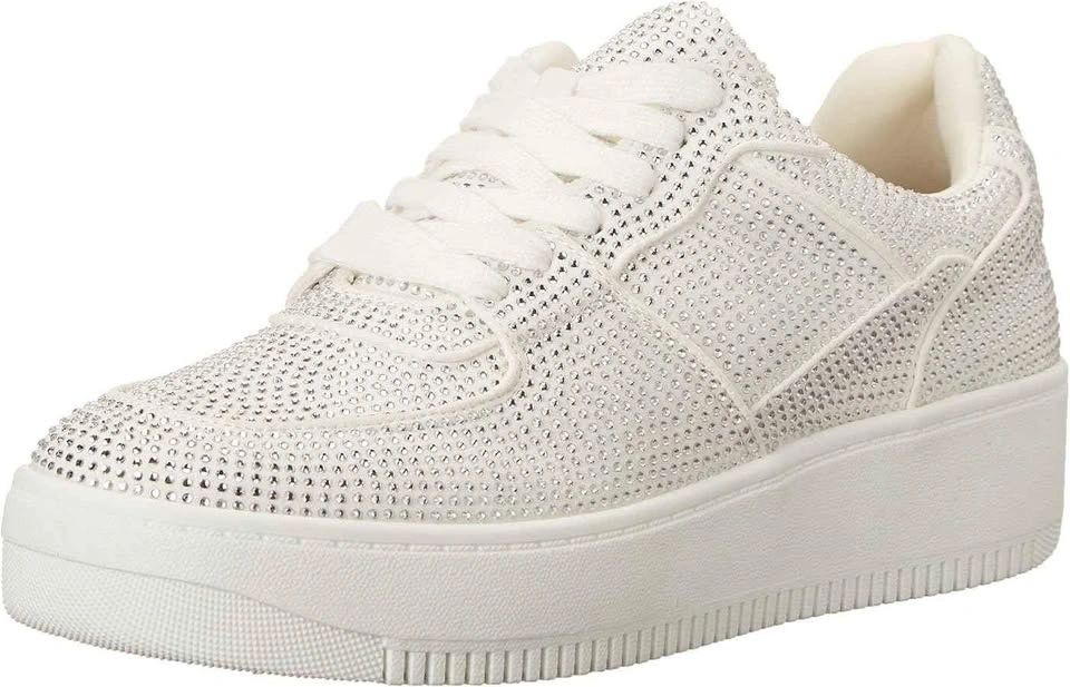 Call It Spring Sparkly Rhinestone Platform Sneakers - photo 3