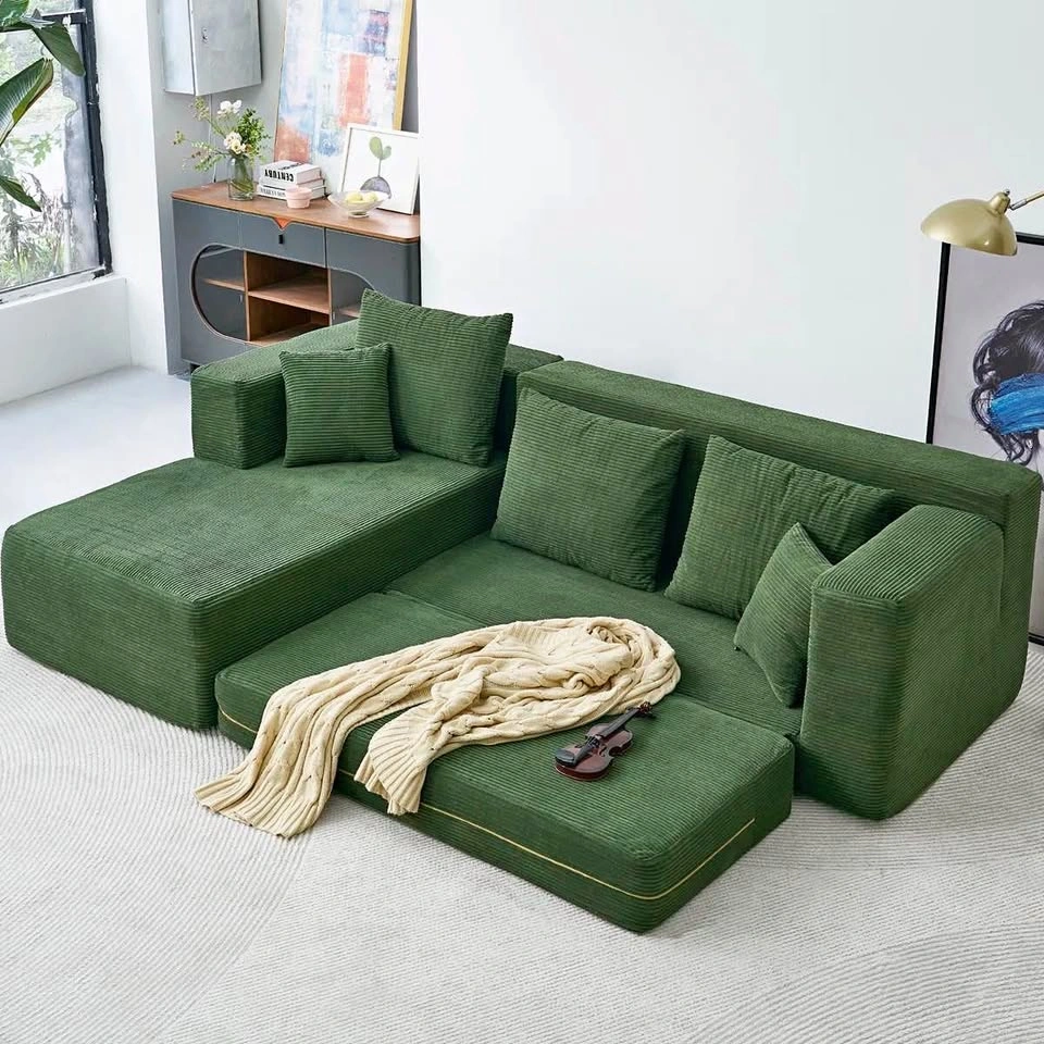 106" Sleeper Sofa - L-Shaped Sectional Couch