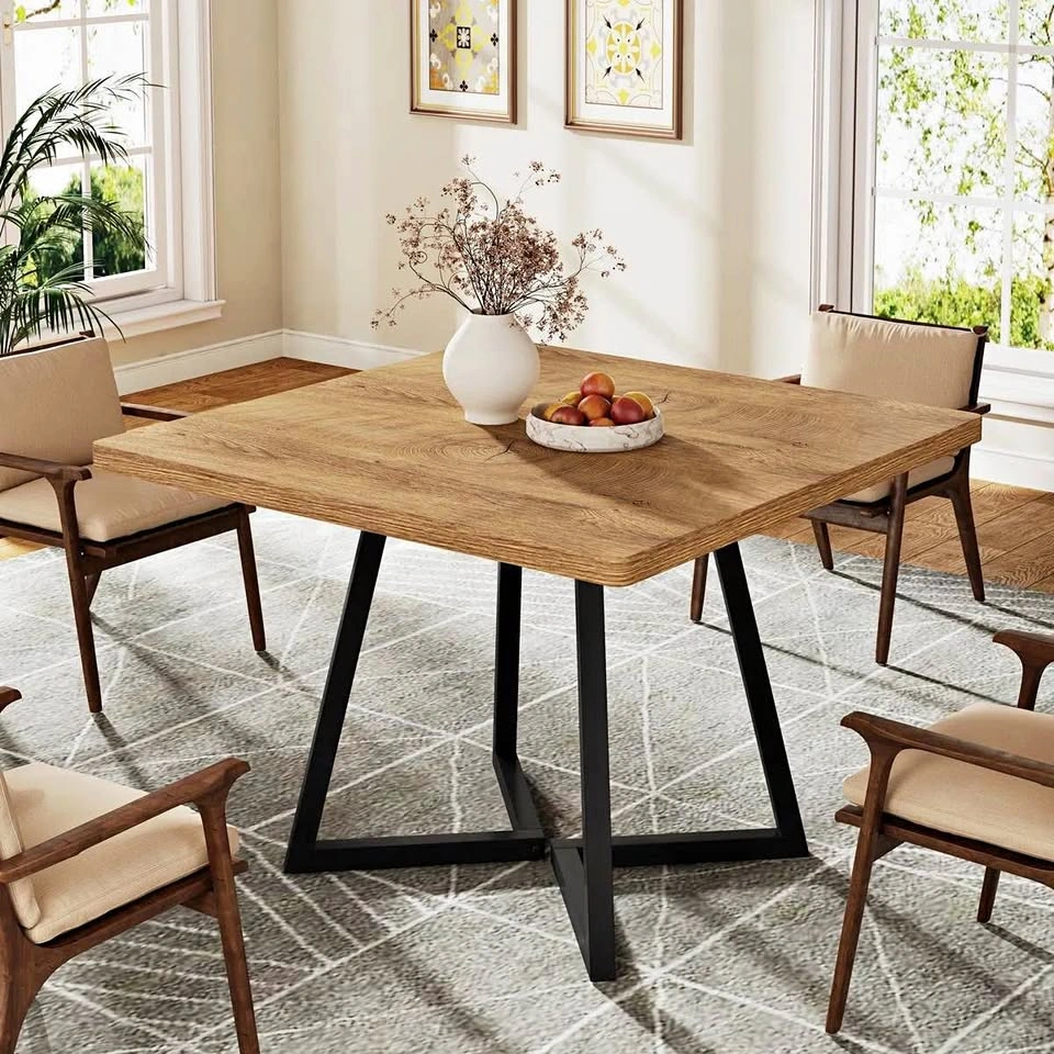 31.5" Industrial Square Dining Table