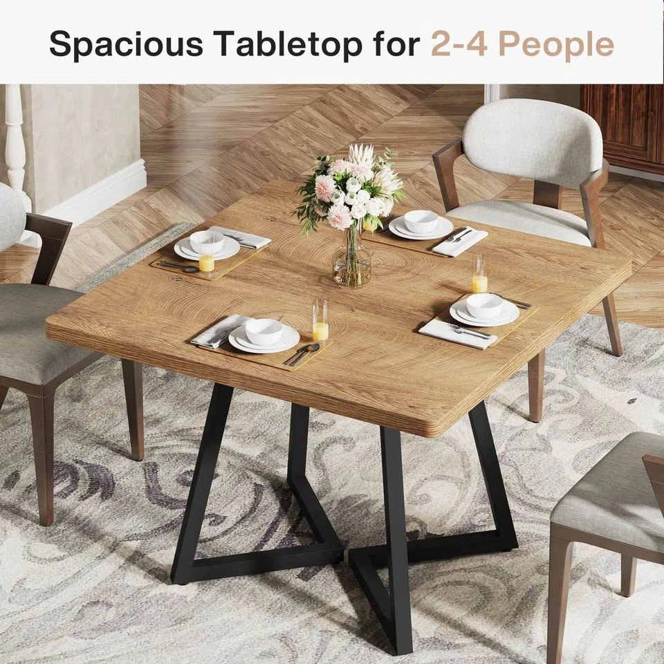 31.5" Industrial Square Dining Table - photo 2