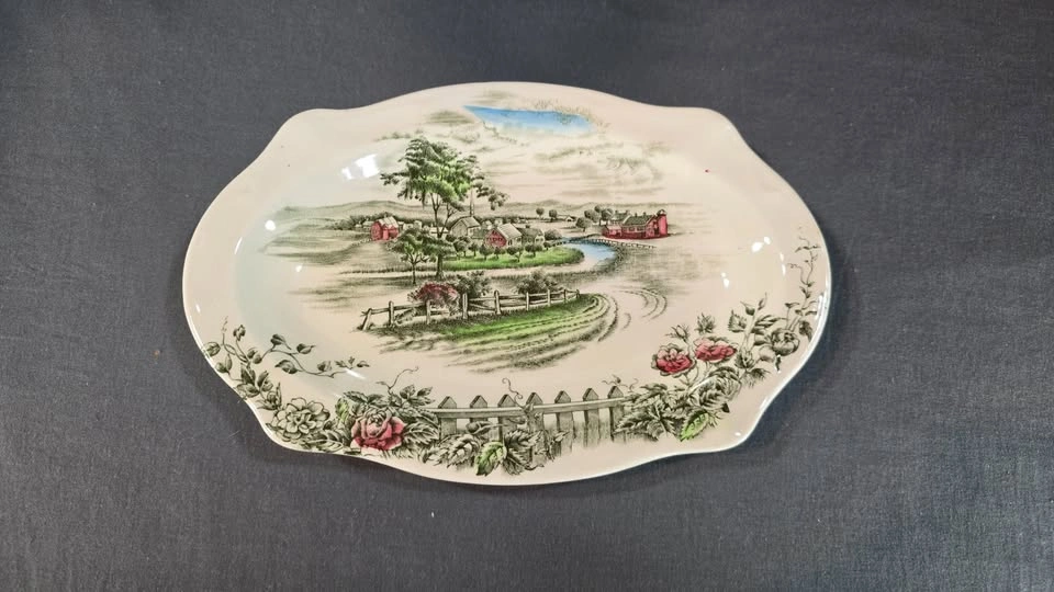 Johnson Brothers Friendly Village Gravy Boat & Underplate - photo 3
