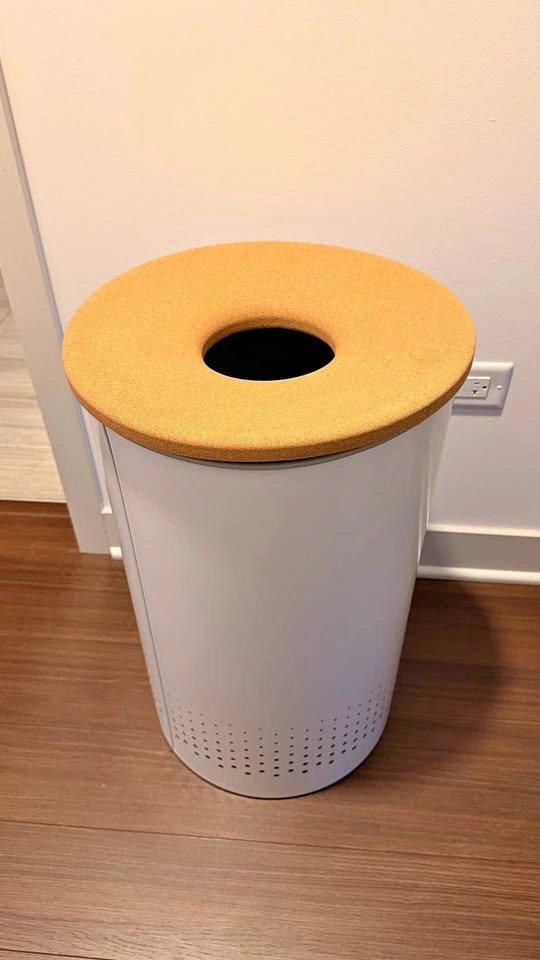 Brabantia 16-Gallon White Laundry Bins - Set of 2
