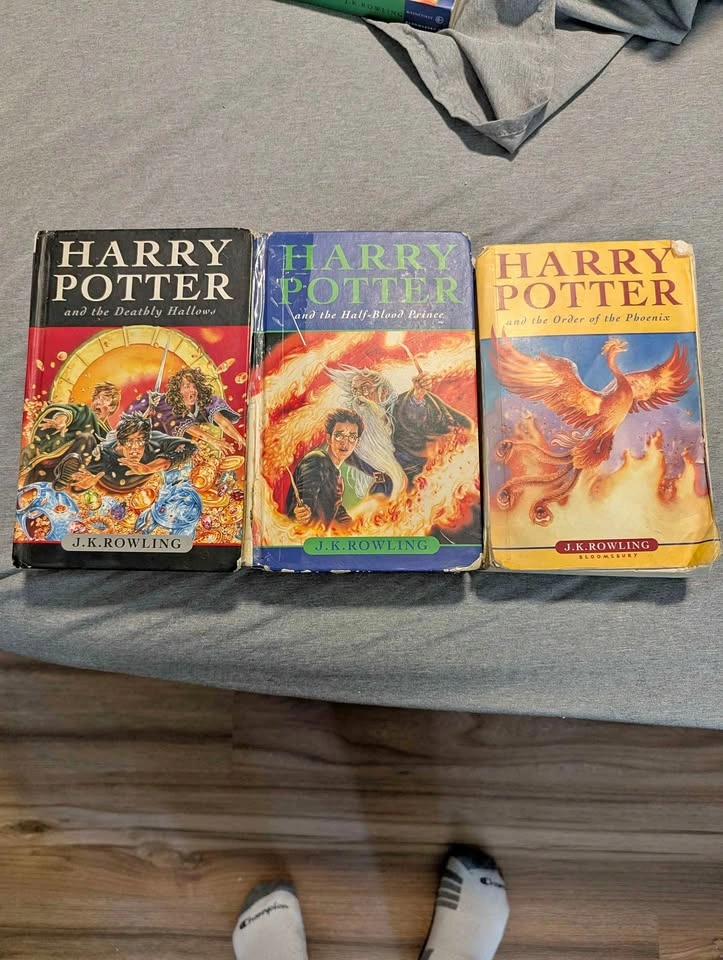 Harry Potter Books 5-7 (First Editions)