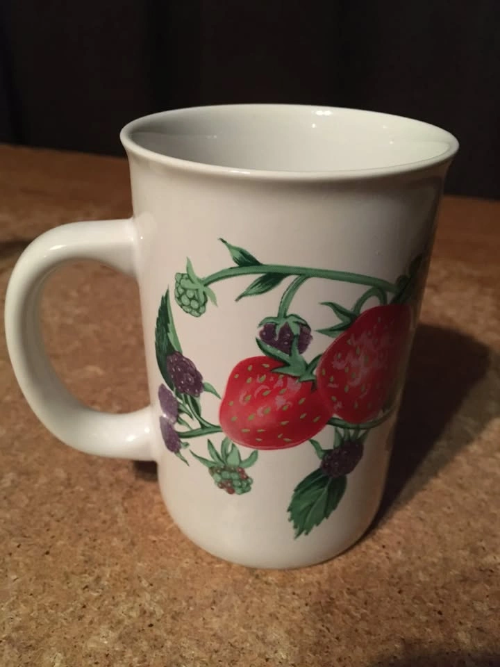 Potpourri Press Fruit Ceramic Coffee Mug - 1991 - photo 2