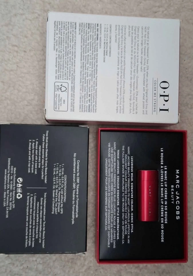 OPI Nail Envy Duo, Sephora OPI Nail Polish Set & Marc Jacobs Lip - photo 2