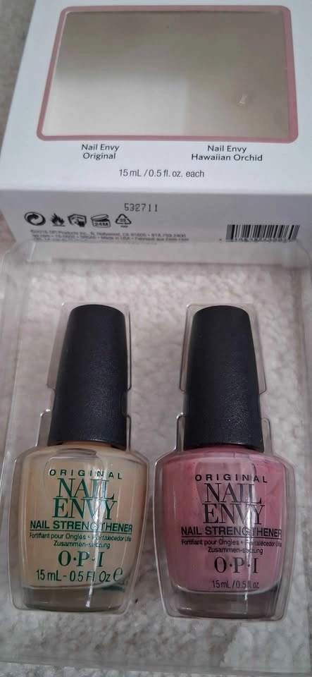 OPI Nail Envy Color Me Strong Set Original & Hawaiian Orchid - photo 2