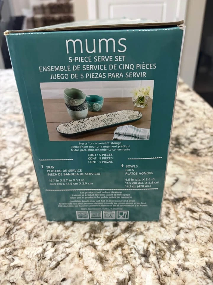 Mums 5 Piece Great Quality Serve Set - photo 3