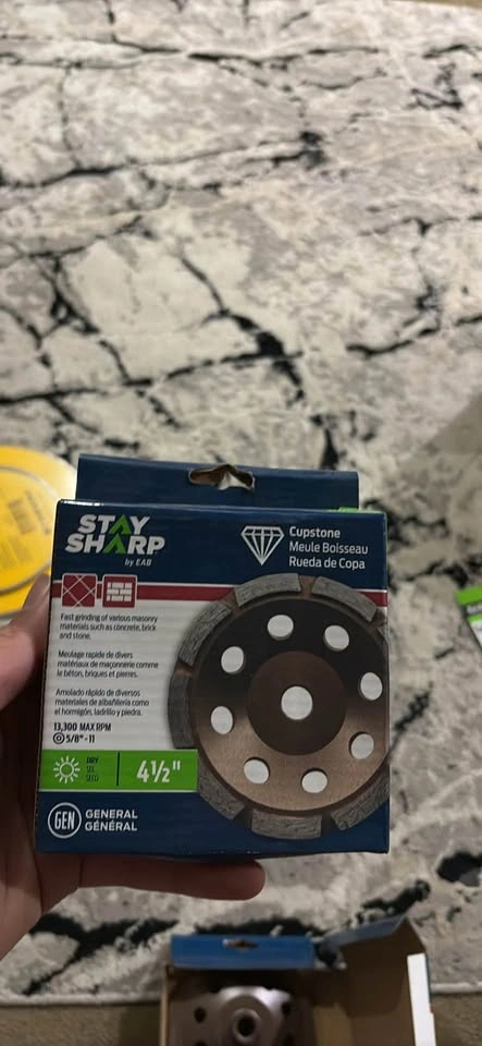 Stay Sharp Diamond Cupstone Grinding Wheels - photo 2
