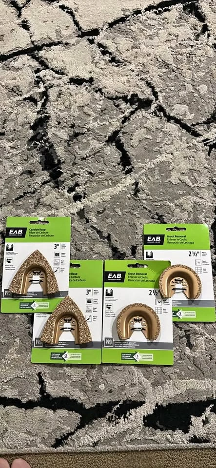 EAB 4-Piece Oscillating Tool Accessory Set