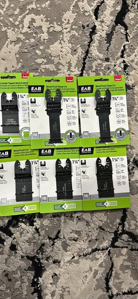 EAB Exchange-A-Blade Oscillating Multi-Tool Blades Set