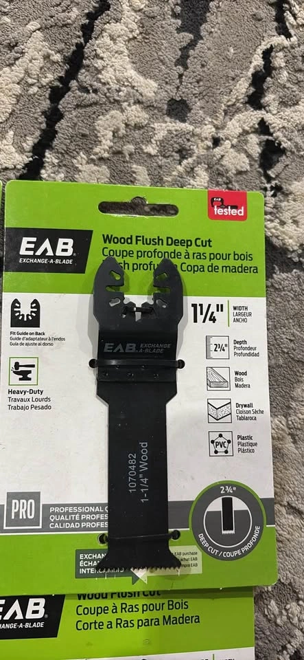 EAB Exchange-A-Blade Oscillating Multi-Tool Blades Set - photo 2