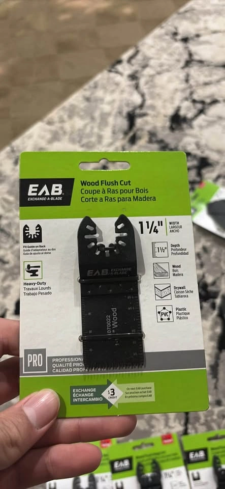 EAB Exchange-A-Blade Oscillating Multi-Tool Blades Set - photo 3