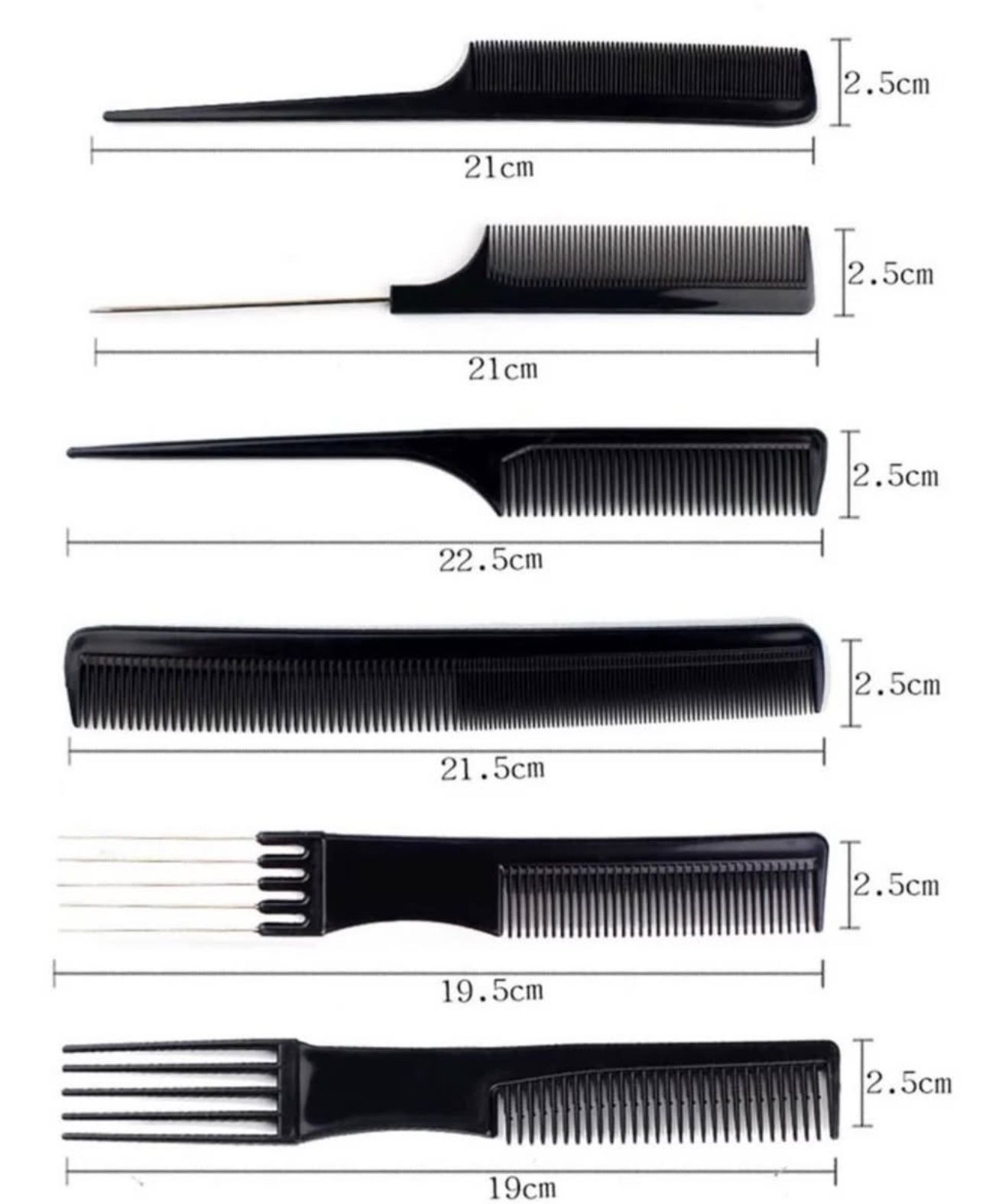 10pcs Hair Comb Set - photo 3